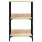 vidaXL Bücherregal Sonoma-Eiche 50x33x82 cm Holzwerkstoff vidaXL Bücherregal Sonoma-Eiche 50x33x82 cm Holzwerkstoff