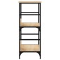 vidaXL Bücherregal Sonoma-Eiche 50x33x82 cm Holzwerkstoff vidaXL Bücherregal Sonoma-Eiche 50x33x82 cm Holzwerkstoff