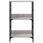 vidaXL Bücherregal Grau Sonoma 50x33x82 cm Holzwerkstoff vidaXL Bücherregal Grau Sonoma 50x33x82 cm Holzwerkstoff