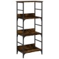 vidaXL Bücherregal Räuchereiche 50x33x117,5 cm Holzwerkstoff vidaXL Bücherregal Räuchereiche 50x33x117,5 cm Holzwerkstoff