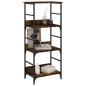 vidaXL Bücherregal Räuchereiche 50x33x117,5 cm Holzwerkstoff vidaXL Bücherregal Räuchereiche 50x33x117,5 cm Holzwerkstoff