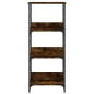 vidaXL Bücherregal Räuchereiche 50x33x117,5 cm Holzwerkstoff vidaXL Bücherregal Räuchereiche 50x33x117,5 cm Holzwerkstoff