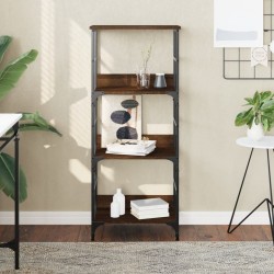 vidaXL Bücherregal Braun Eichen-Optik 50x33x117,5 cm Holzwerkstoff