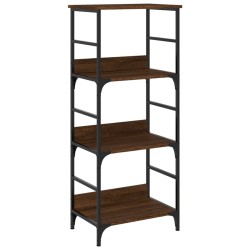 vidaXL Bücherregal Braun Eichen-Optik 50x33x117,5 cm Holzwerkstoff