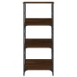 vidaXL Bücherregal Braun Eichen-Optik 50x33x117,5 cm Holzwerkstoff vidaXL Bücherregal Braun Eichen-Optik 50x33x117,5 cm Holzwerkstoff