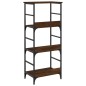 vidaXL Bücherregal Braun Eichen-Optik 50x33x117,5 cm Holzwerkstoff vidaXL Bücherregal Braun Eichen-Optik 50x33x117,5 cm Holzwerkstoff