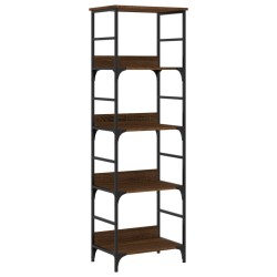 vidaXL Bücherregal Braun Eichen-Optik 50x33x153 cm Holzwerkstoff
