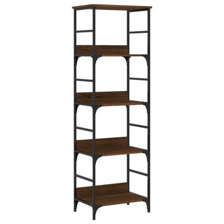 vidaXL Bücherregal Braun Eichen-Optik 50x33x153 cm Holzwerkstoff
