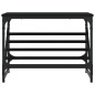 vidaXL Schuhregal Schwarz 60x30x45 cm Holzwerkstoff vidaXL Schuhregal Schwarz 60x30x45 cm Holzwerkstoff