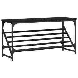 vidaXL Schuhregal Schwarz 90x30x45 cm Holzwerkstoff