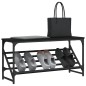 vidaXL Schuhregal Schwarz 90x30x45 cm Holzwerkstoff vidaXL Schuhregal Schwarz 90x30x45 cm Holzwerkstoff