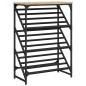 vidaXL Schuhregal Sonoma-Eiche 60x30x85 cm Holzwerkstoff vidaXL Schuhregal Sonoma-Eiche 60x30x85 cm Holzwerkstoff
