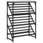 vidaXL Schuhregal Grau Sonoma 60x30x85 cm Holzwerkstoff vidaXL Schuhregal Grau Sonoma 60x30x85 cm Holzwerkstoff