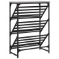 vidaXL Schuhregal Grau Sonoma 60x30x85 cm Holzwerkstoff vidaXL Schuhregal Grau Sonoma 60x30x85 cm Holzwerkstoff