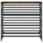 vidaXL Schuhregal Räuchereiche 90x30x85 cm Holzwerkstoff vidaXL Schuhregal Räuchereiche 90x30x85 cm Holzwerkstoff