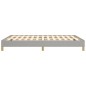 vidaXL Bettgestell Hellgrau 140x190 cm Stoff vidaXL Bettgestell Hellgrau 140x190 cm Stoff