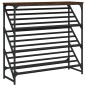 vidaXL Schuhregal Braun Eichen-Optik 90x30x85 cm Holzwerkstoff vidaXL Schuhregal Braun Eichen-Optik 90x30x85 cm Holzwerkstoff