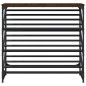 vidaXL Schuhregal Braun Eichen-Optik 90x30x85 cm Holzwerkstoff vidaXL Schuhregal Braun Eichen-Optik 90x30x85 cm Holzwerkstoff