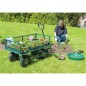 Draper Tools Gartenwagen Stahlgitter 86,5×46,5×21 cm Grün und Schwarz Draper Tools Gartenwagen Stahlgitter 86,5×46,5×21 cm Grün und Schwarz