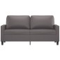vidaXL 2-Sitzer-Sofa Grau 140 cm Kunstleder vidaXL 2-Sitzer-Sofa Grau 140 cm Kunstleder
