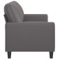 vidaXL 2-Sitzer-Sofa Grau 140 cm Kunstleder vidaXL 2-Sitzer-Sofa Grau 140 cm Kunstleder