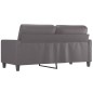 vidaXL 2-Sitzer-Sofa Grau 140 cm Kunstleder vidaXL 2-Sitzer-Sofa Grau 140 cm Kunstleder