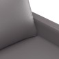 vidaXL 2-Sitzer-Sofa Grau 140 cm Kunstleder vidaXL 2-Sitzer-Sofa Grau 140 cm Kunstleder