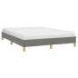 vidaXL Bettgestell Dunkelgrau 140x200 cm Stoff vidaXL Bettgestell Dunkelgrau 140x200 cm Stoff