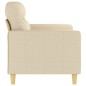 vidaXL 2-Sitzer-Sofa Creme 120 cm Stoff vidaXL 2-Sitzer-Sofa Creme 120 cm Stoff