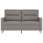 vidaXL 2-Sitzer-Sofa Taupe 120 cm Stoff vidaXL 2-Sitzer-Sofa Taupe 120 cm Stoff