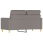 vidaXL 2-Sitzer-Sofa Taupe 120 cm Stoff vidaXL 2-Sitzer-Sofa Taupe 120 cm Stoff