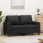 vidaXL 2-Sitzer-Sofa Schwarz 120 cm Kunstleder vidaXL 2-Sitzer-Sofa Schwarz 120 cm Kunstleder