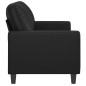 vidaXL 2-Sitzer-Sofa Schwarz 120 cm Kunstleder vidaXL 2-Sitzer-Sofa Schwarz 120 cm Kunstleder