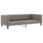 vidaXL Tagesbett Ausziehbar mit Schubladen Taupe 90x200 cm Stoff vidaXL Tagesbett Ausziehbar mit Schubladen Taupe 90x200 cm Stoff
