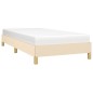 Bettgestell Creme 90x190 cm Stoff Bettgestell Creme 90x190 cm Stoff