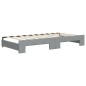 vidaXL Tagesbett Ausziehbar mit Schubladen Hellgrau 90x190 cm Stoff vidaXL Tagesbett Ausziehbar mit Schubladen Hellgrau 90x190 cm Stoff