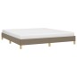 vidaXL Bettgestell Taupe 180x200 cm Stoff vidaXL Bettgestell Taupe 180x200 cm Stoff
