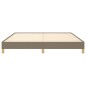 vidaXL Bettgestell Taupe 180x200 cm Stoff vidaXL Bettgestell Taupe 180x200 cm Stoff