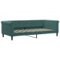 vidaXL Tagesbett Ausziehbar mit Schubladen Dunkelgrün 90x200 cm Samt vidaXL Tagesbett Ausziehbar mit Schubladen Dunkelgrün 90x200 cm Samt