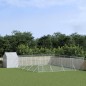 vidaXL Outdoor-Hundezwinger mit Dach Silbern 10x10x2,5m Stahl Verzinkt vidaXL Outdoor-Hundezwinger mit Dach Silbern 10x10x2,5m Stahl Verzinkt