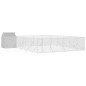 vidaXL Outdoor-Hundezwinger mit Dach Silbern 10x10x2,5m Stahl Verzinkt vidaXL Outdoor-Hundezwinger mit Dach Silbern 10x10x2,5m Stahl Verzinkt