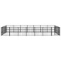 vidaXL Outdoor-Hundezwinger Stahl 26,35 m² vidaXL Outdoor-Hundezwinger Stahl 26,35 m²