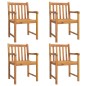 vidaXL Gartenstühle 4 Stk. 56x55,5x90 cm Massivholz Akazie vidaXL Gartenstühle 4 Stk. 56x55,5x90 cm Massivholz Akazie
