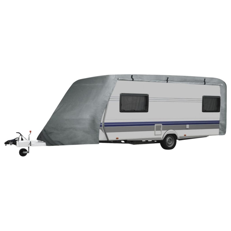 vidaXL Wohnwagen-Abdeckung Grau Gr. S vidaXL Wohnwagen-Abdeckung Grau Gr. S