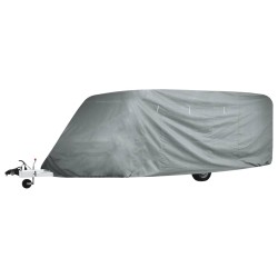vidaXL Wohnwagen-Abdeckung Grau Gr. S