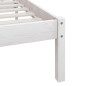 vidaXL Massivholzbett Weiß 75x190 cm vidaXL Massivholzbett Weiß 75x190 cm