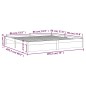 vidaXL Massivholzbett Weiß 180x200 cm vidaXL Massivholzbett Weiß 180x200 cm