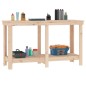 vidaXL Werkbank 140x50x80 cm Massivholz Kiefer vidaXL Werkbank 140x50x80 cm Massivholz Kiefer