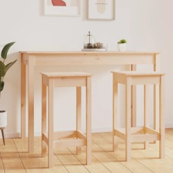 vidaXL Barhocker 2 Stk. 40x40x78 cm Massivholz Kiefer