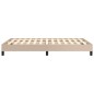 Bettgestell Cappuccino-Braun 120x200 cm Kunstleder Bettgestell Cappuccino-Braun 120x200 cm Kunstleder